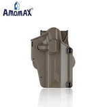 Amomax Universal Per-fit Holster w/ Paddle Right Hand Fits 80+ Pistols (Colour Options)