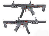 King Arms MP5 Silenced SBR Airsoft AEG Rifle (Colour Options)
