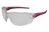 EDGE Nevosa Safety Glasses (Clear Lens/Pink Frame)