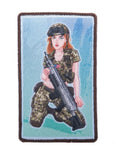 Patch Fiend Modern Pinup Girl Series Embroidered Morale Patch (Style Options)