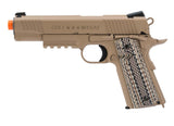 KWC Colt Licensed 1911 Tactical Full Metal CO2 Blowback Airsoft Pistol (Colour Options)