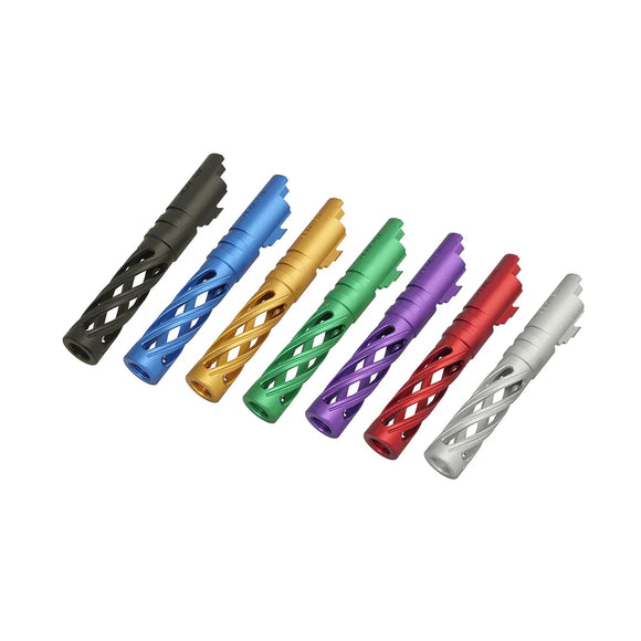 5KU - 4.3 Inch Aluminum Hollow Outer Barrel for TM Hi-Capas (Colour Options)