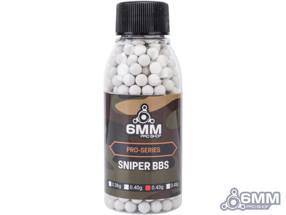 6mmProShop Pro-Series Premium Sniper BBs (Weight Options)