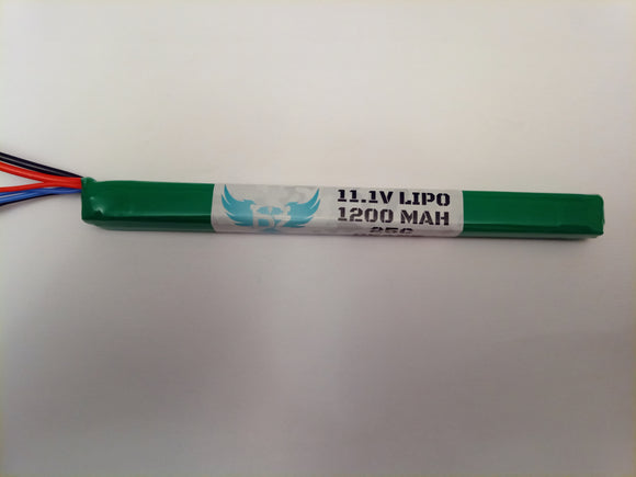 Dee Zee LiPo 11.1v 1200 mAh Thin AK Stick