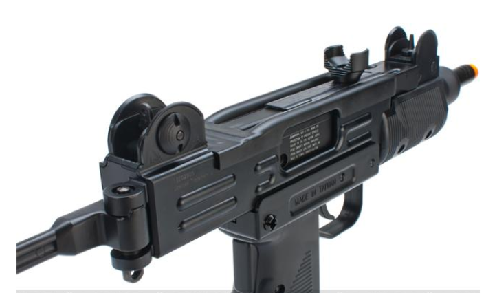 KWC CO2 Powered Airsoft Full Size Hard Kick UZI GBB Submachine Gun – Dee  Zee Airsoft