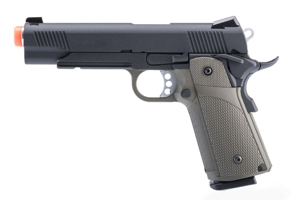 KJW Tactical Hi-Capa Full Metal CO2 GBB Pistol- OD Frame (Gas