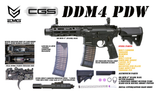 EMG CGS Series Daniel Defense Licensed MK18 DDM4A1 RIII (14.5") GBBR PDW By Cyma (Colour Options)
