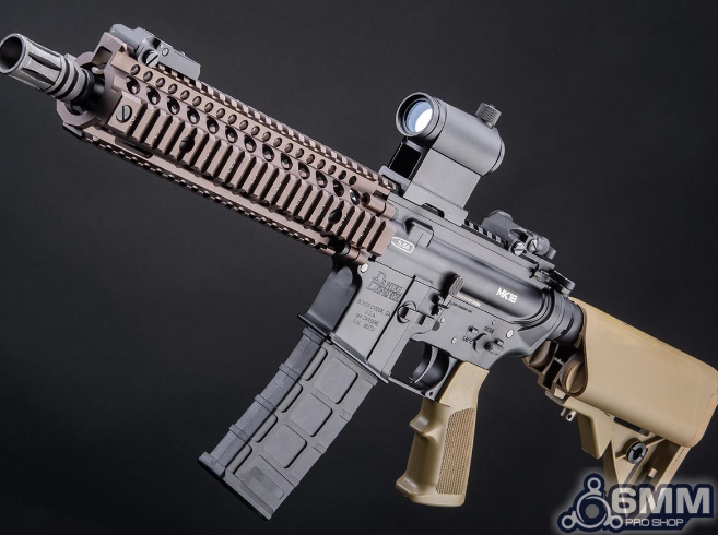 トイガン M4a1 Airsoft Gun 6mmProShop Daniel Defense Licensed MK18 GBBR by Golden Eagle
