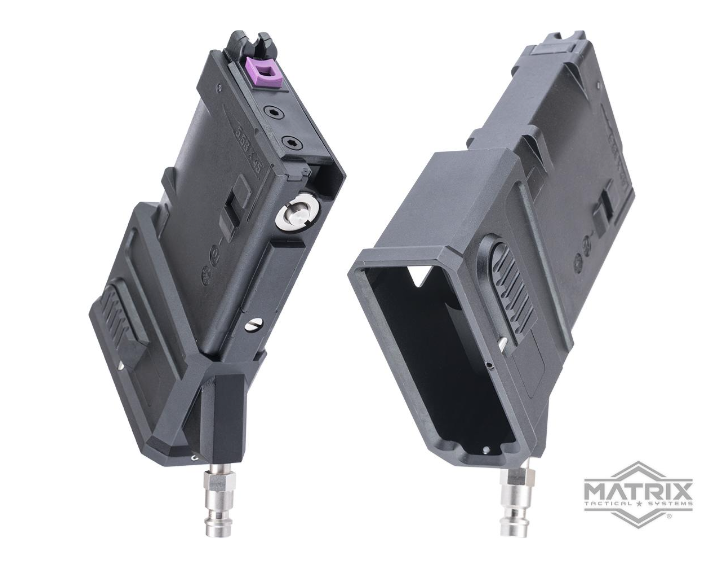 Matrix/T8/SP Systems CNC HPA Magazine Adapter for TM MWS GBBRs Matrix/T8/SP Systems CNC HPA Magazine Adapter for TM MWS GBBRs
