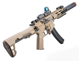 King Arms MP5 Silenced SBR Airsoft AEG Rifle (Colour Options)