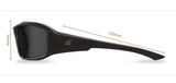EDGE Brazeau Safety Glasses (Smoke Tint, Polarized, & Vapor Shield)