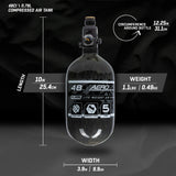 HK ARMY - 48ci/4500psi AeroLite Carbon Fiber Tank (Colour Options)