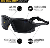 Valken Echo Single Lens Airsoft Goggles