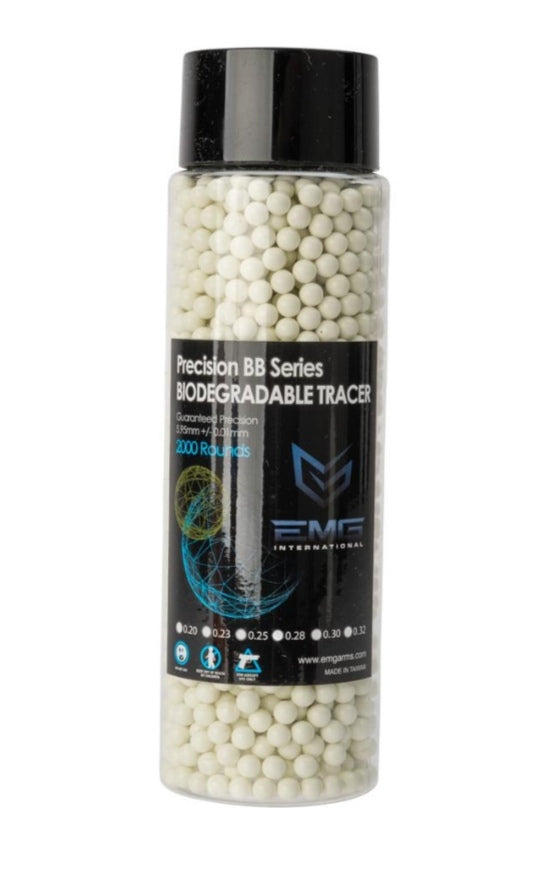 EMG Biodegradable Tracer BBs (2000ct) (Weight options)