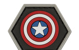 PVC hook and loop 2" Hex Morale Patches (Many Options)