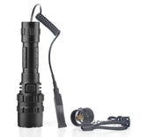 Rechargeable Tactical Flashlight With Mount