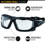 Valken Zulu Thermal Lens Airsoft Goggles