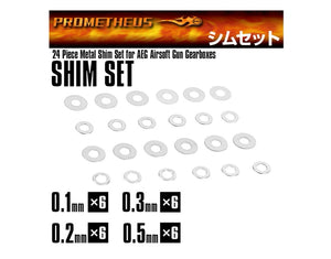 Prometheus Gearbox Shim Set for Airsoft AEGs