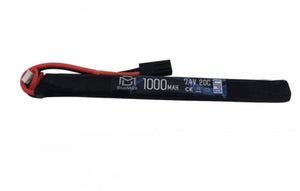 BlueMax LiPo 7.4v 1000 mAH Thin AK Stick (20C)