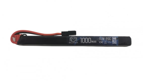 BlueMax LiPo 11.1v 1000 mAH Thin AK Stick (20C)