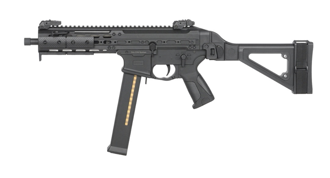 Double Eagle Polymer UTR45 AEG w/ Skeleton Stock – Dee Zee Airsoft
