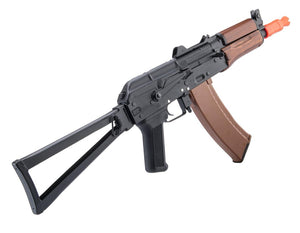 Double Bell AKS74U Airsoft AEG Rifle (Real Wood)