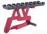 5KU Aluminum Custom Optic Rail Mount for Hi-Capa Series Gas Airsoft Pistols (Color: Red)